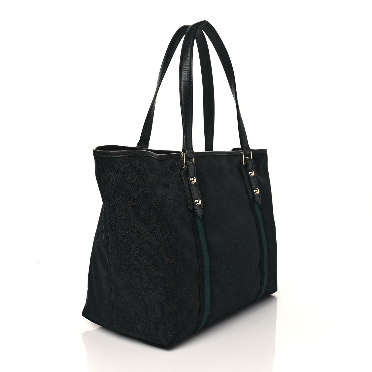 Gucci Monogram Large Jolicoeur Tote Black 3 of 10