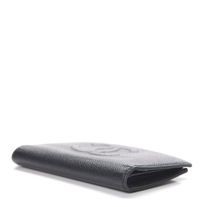 Chanel Caviar Timeless CC Yen Wallet Black 3 of 8