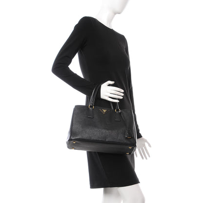 Prada Saffiano Lux Medium Tote Nero Black 2 of 12
