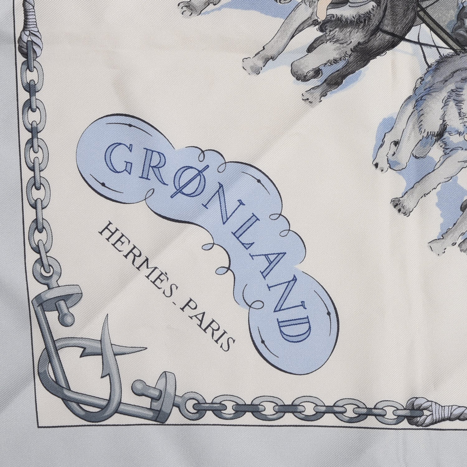 Hermes Silk Gronland Scarf 90 2 of 3
