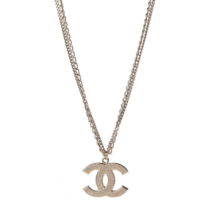 Chanel Double Chain CC Necklace Gold 1 of 6
