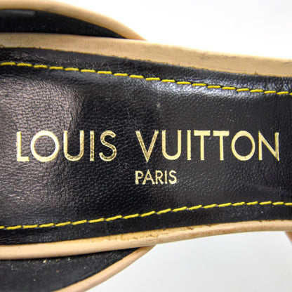 Louis Vuitton Monogram Multicolor Murakami Patent Fleur Heels 37.5 Black 5 of 6