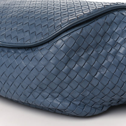 Bottega Veneta Nappa Intrecciato Small Messenger Flap Krim 9 of 9