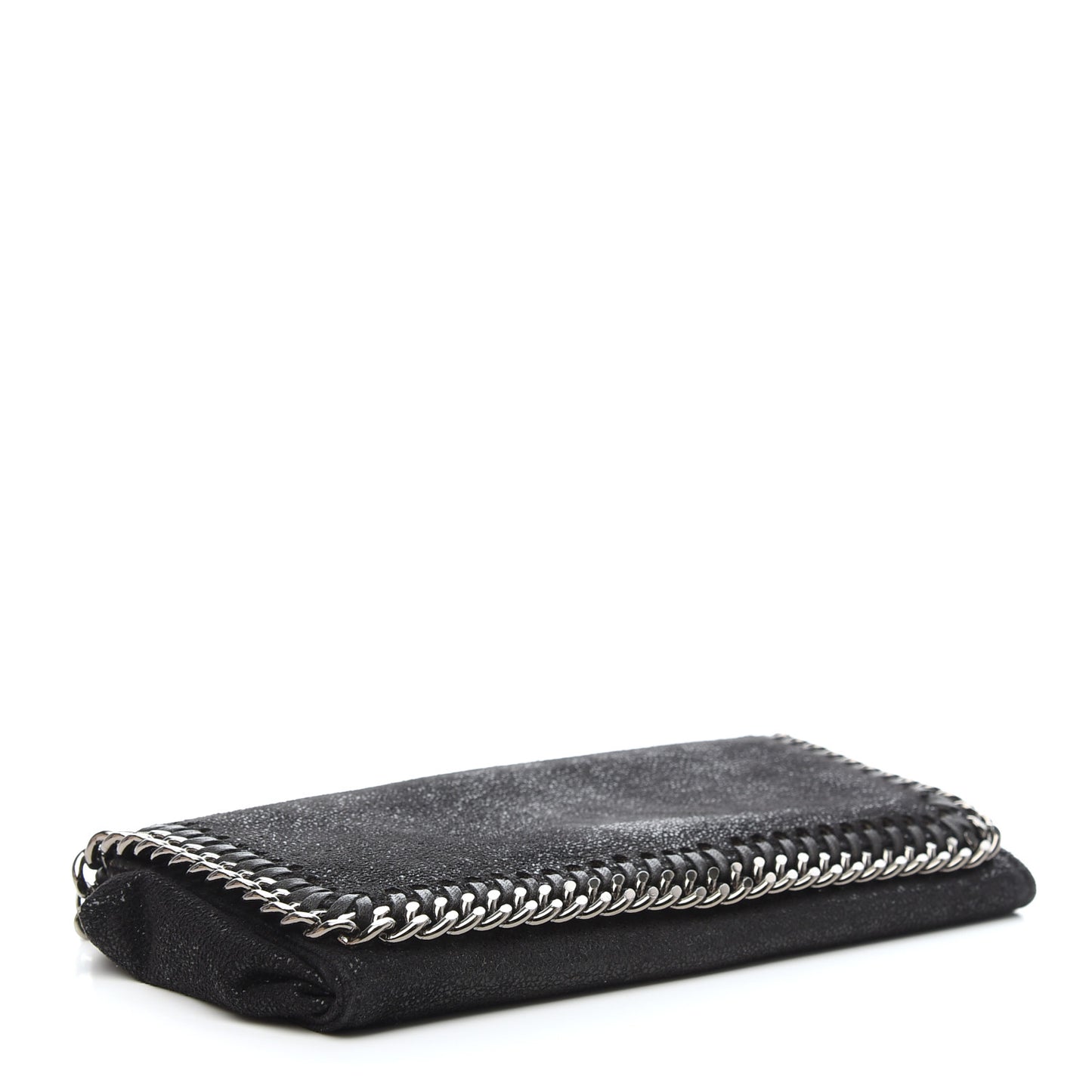 Shaggy Deer Falabella Flap Wallet Black