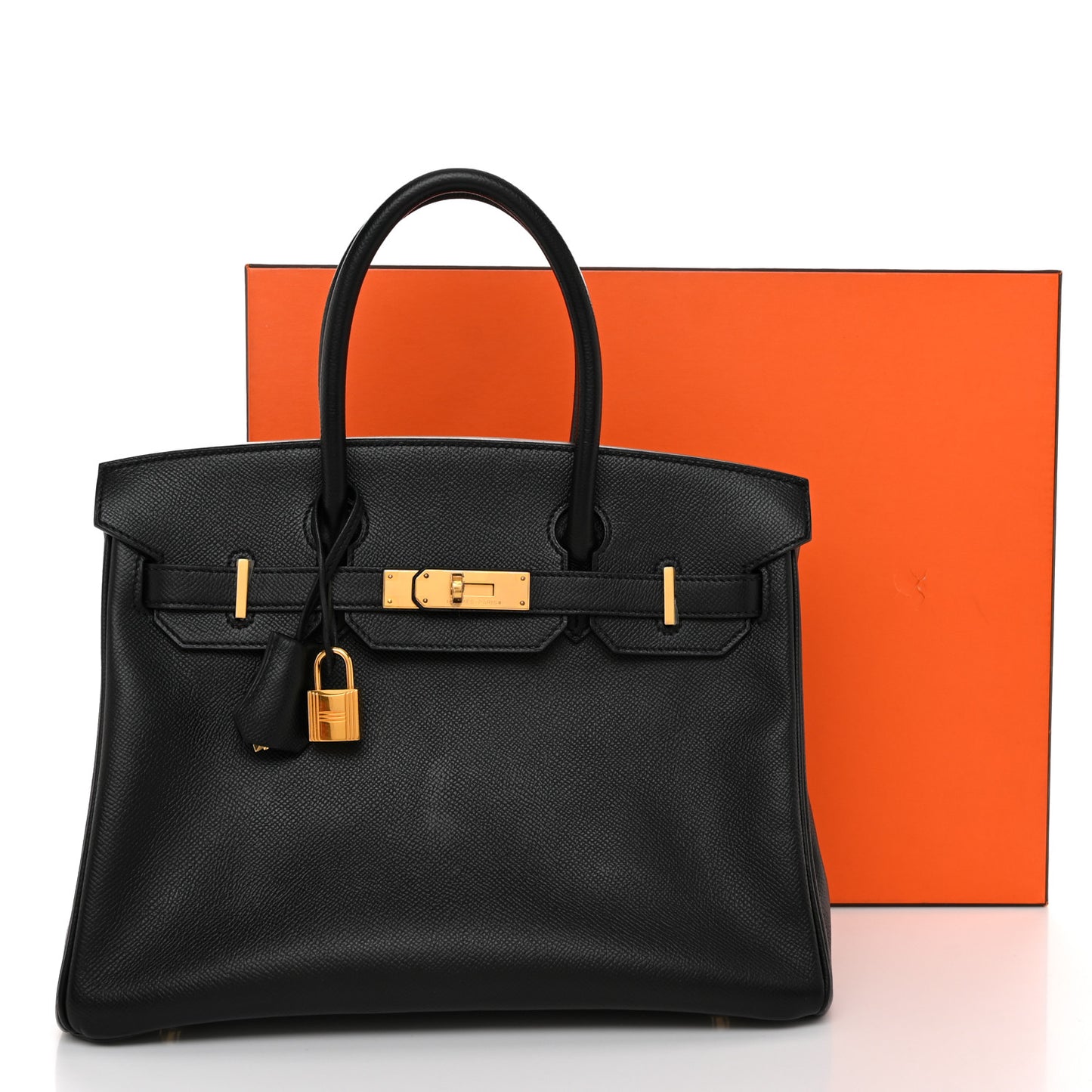 Epsom Birkin 30 Black