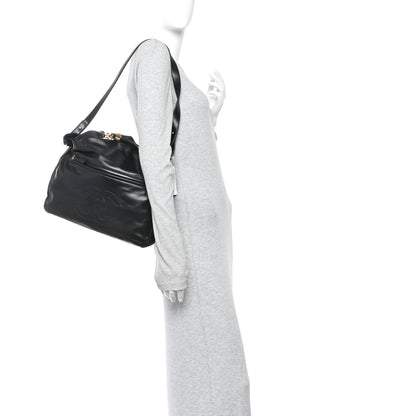 Chanel Glazed Calfskin Medium Rodeo Drive Tote Black 2 of 10