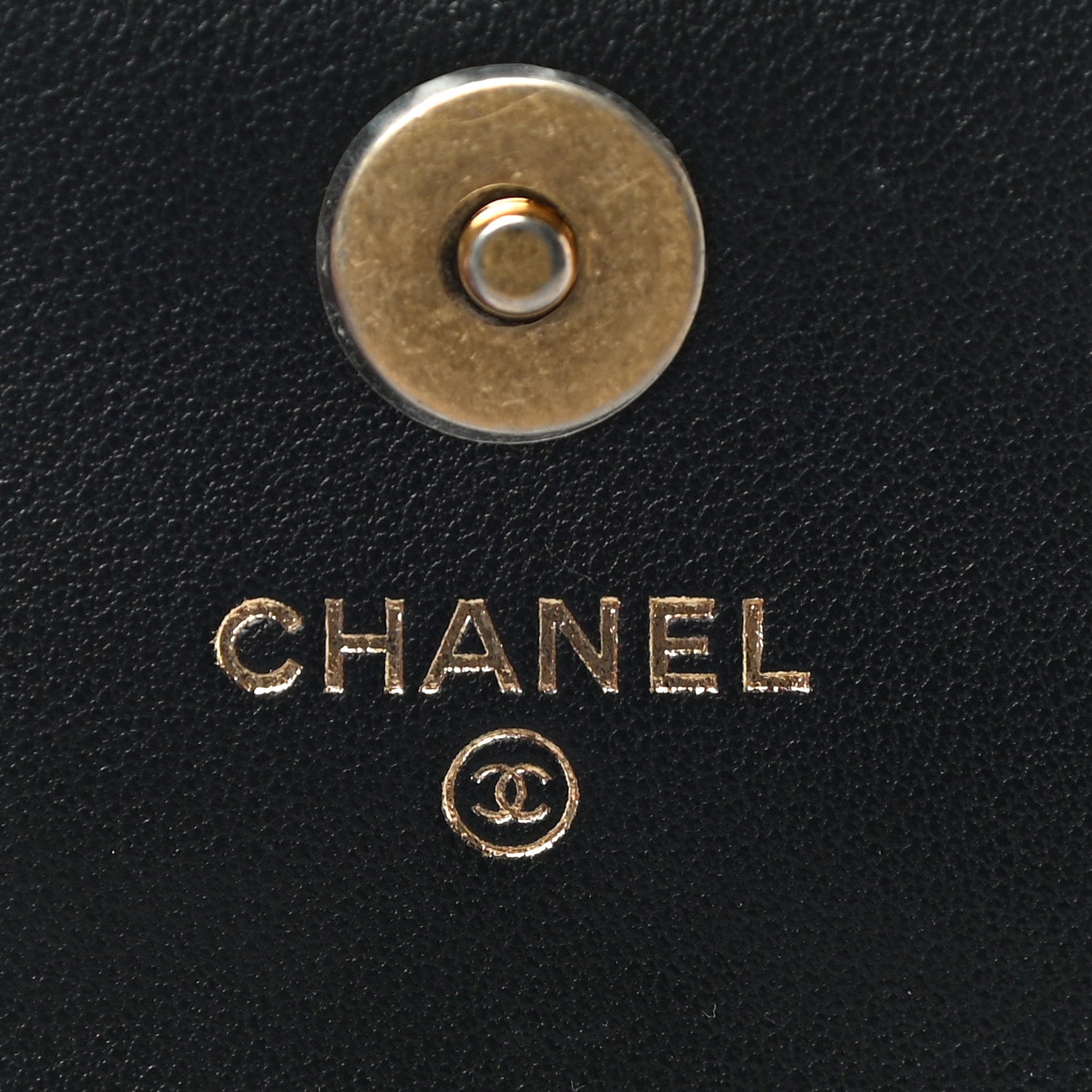Chanel Lambskin Quilted Pearl Crush Clutch With Chain Black 8 of 12