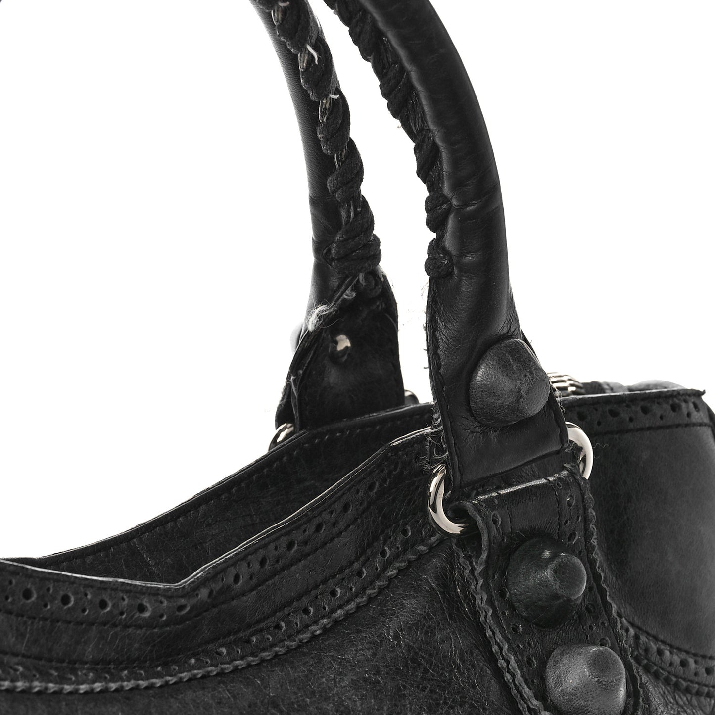 Agneau Giant Brogues Hardware City Black