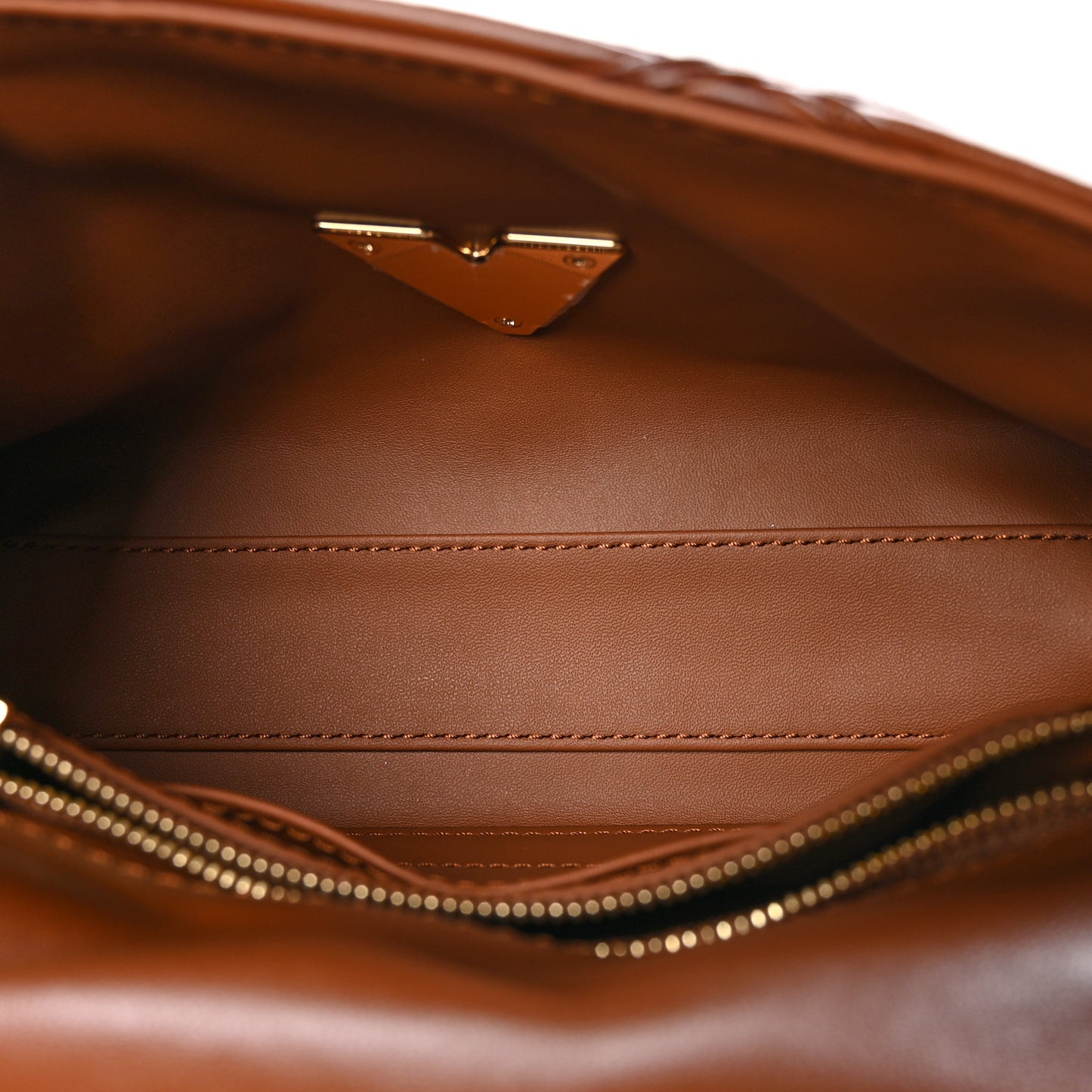 Lambskin Malletage Top Handle GO-14 MM Tan