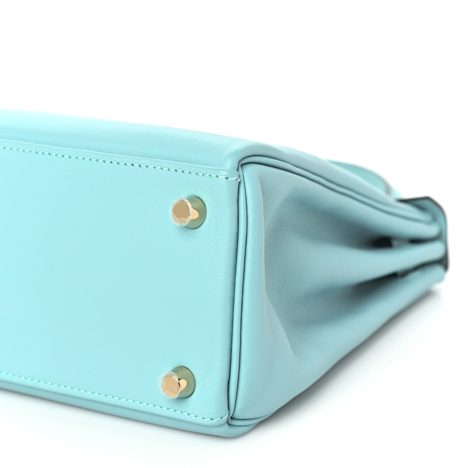 Hermes Swift Kelly Retourne 25 Bleu Atoll 10 of 10