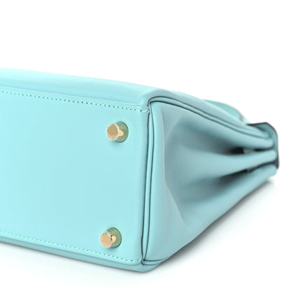 Hermes Swift Kelly Retourne 25 Bleu Atoll 10 of 10