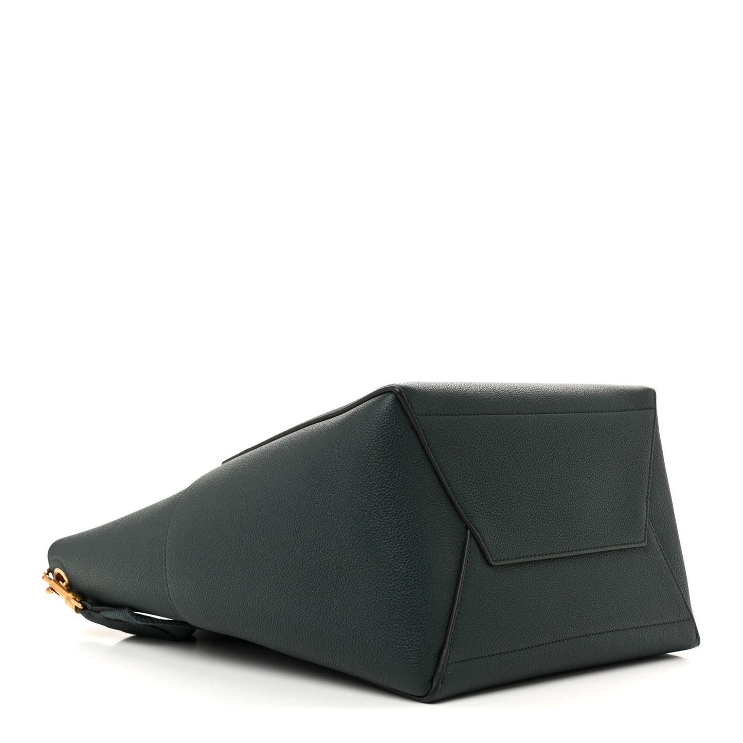 Soft Grained Calfskin Sangle Bucket Bag Amazone