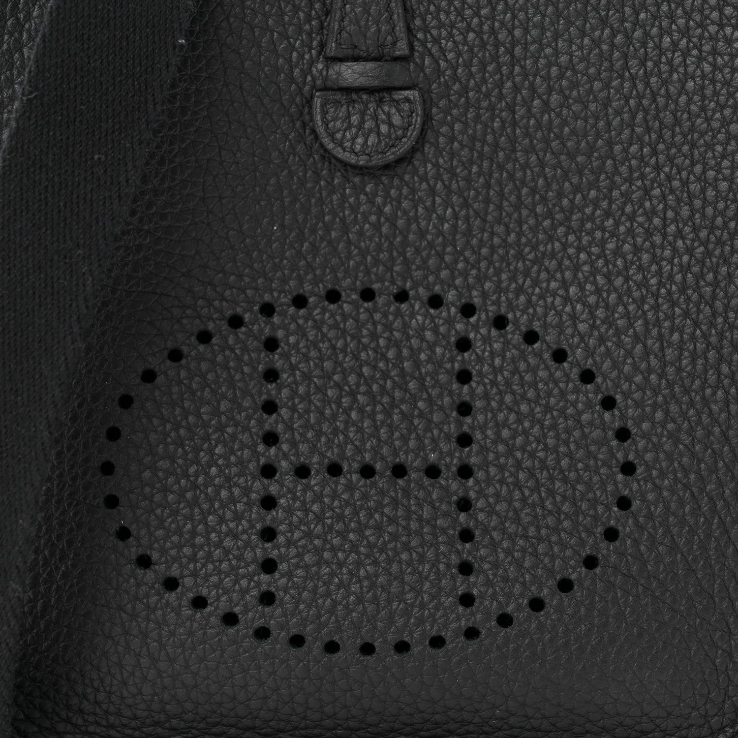 Hermes Taurillon Clemence Evelyne TPM Black 8 of 11
