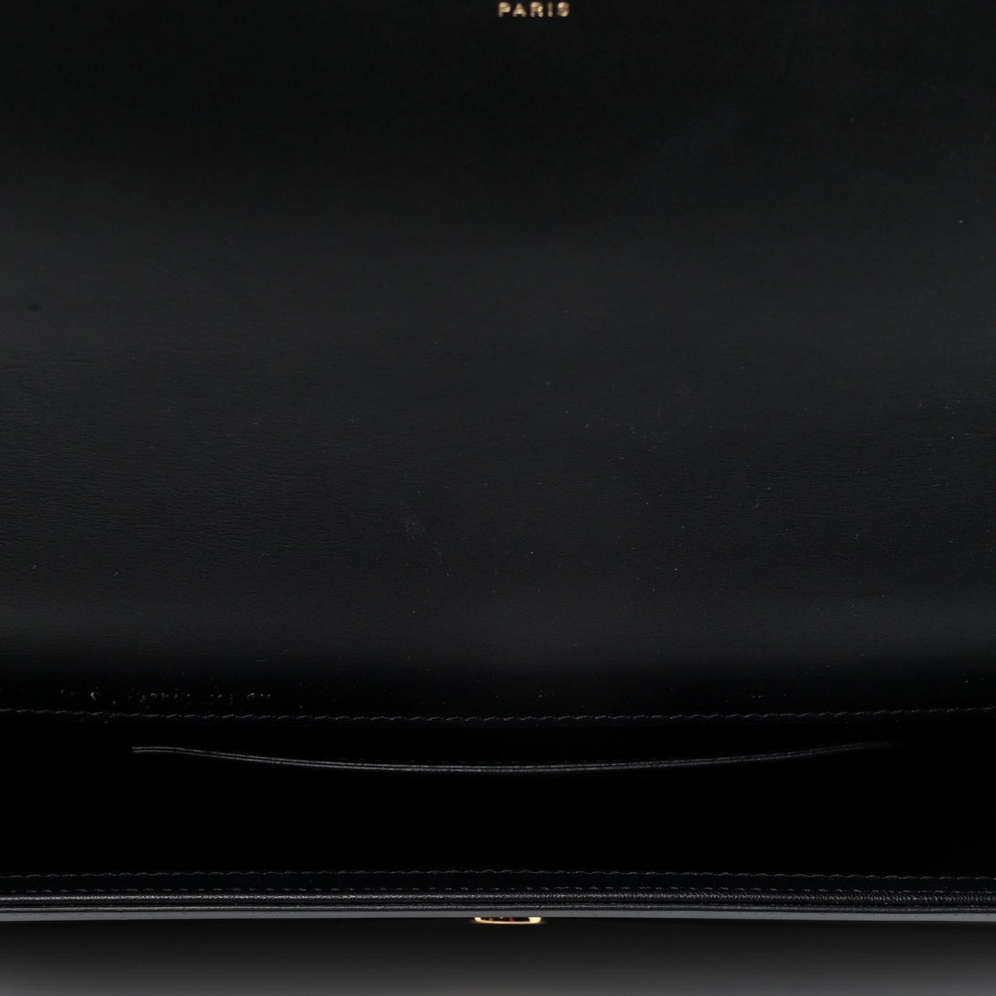 Calfskin Classic Monogram Tassel Clutch Black