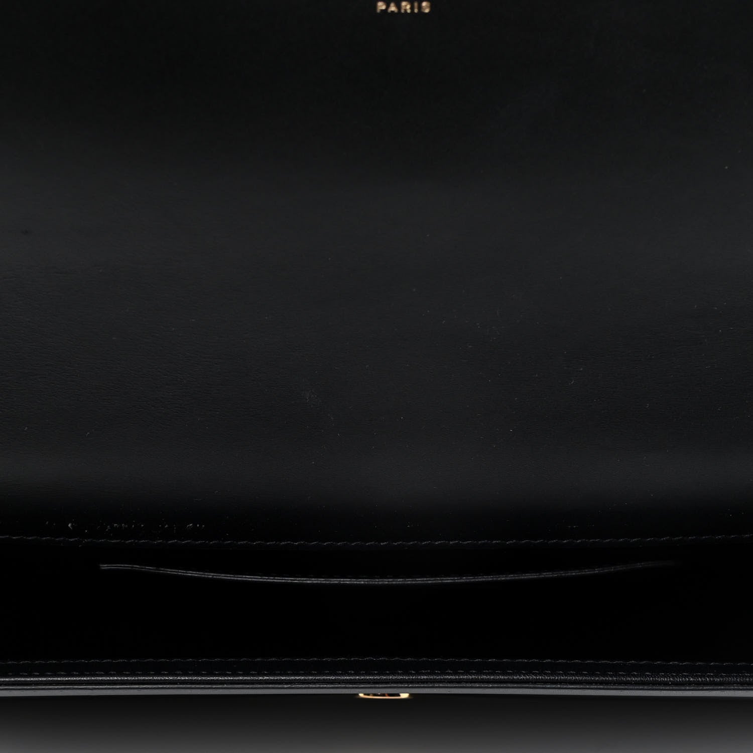 Saint Laurent Calfskin Classic Monogram Tassel Clutch Black 4 of 4