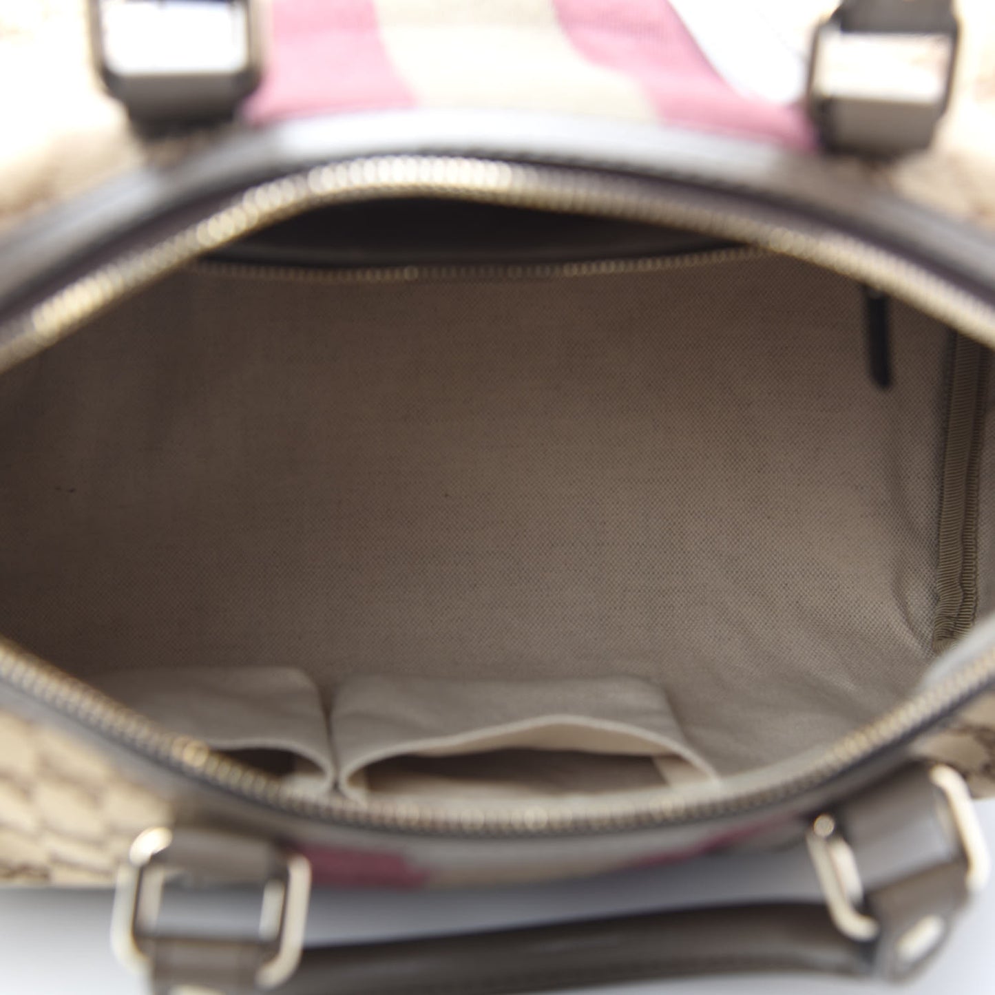 Monogram Vintage Web Medium Boston Maple Brown
