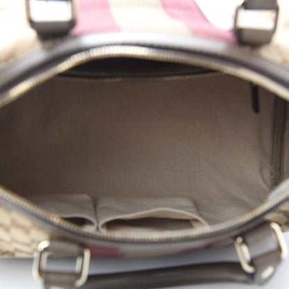Gucci Monogram Vintage Web Medium Boston Maple Brown 4 of 10