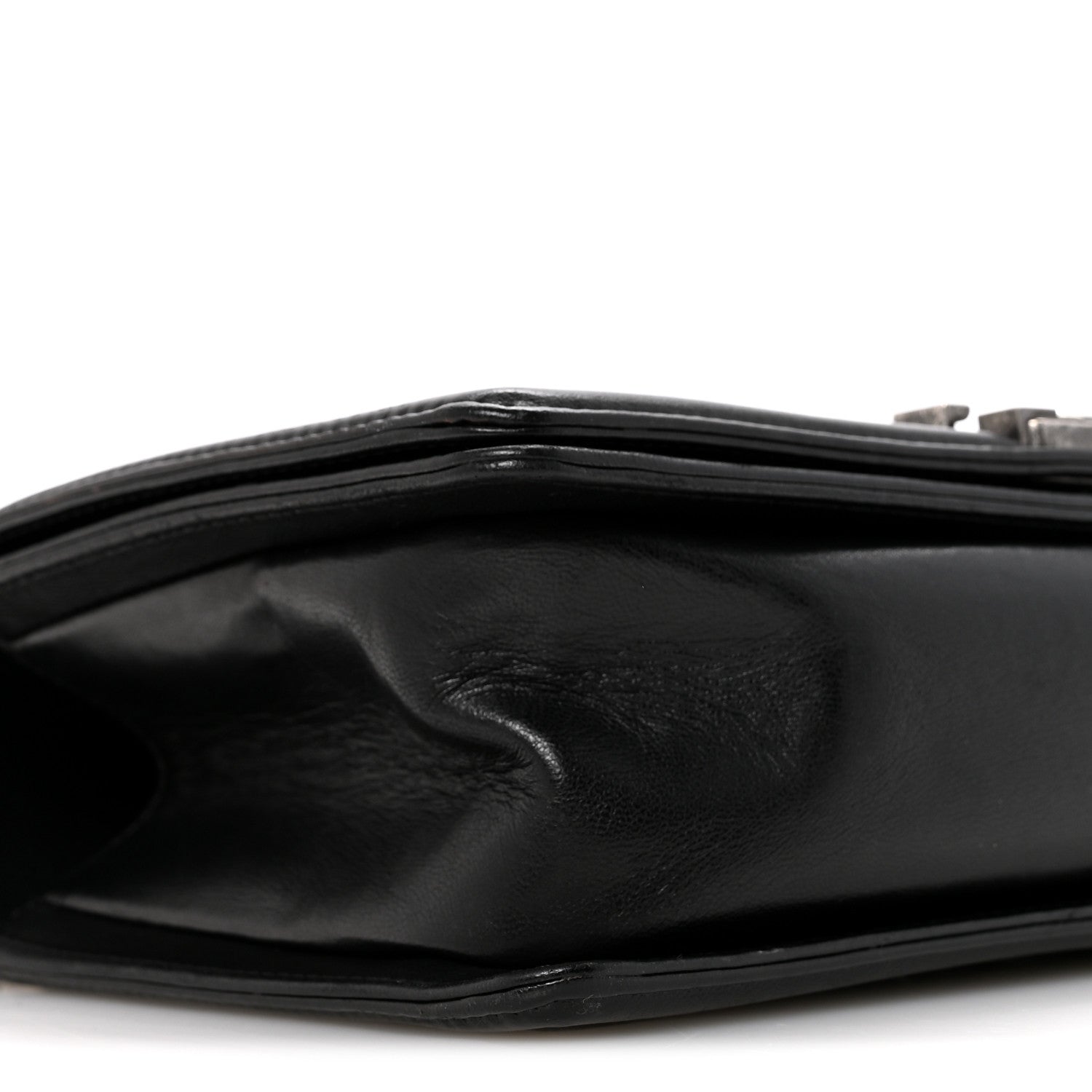 Chanel Lambskin Quilted Medium Boy Flap Black 9 of 14