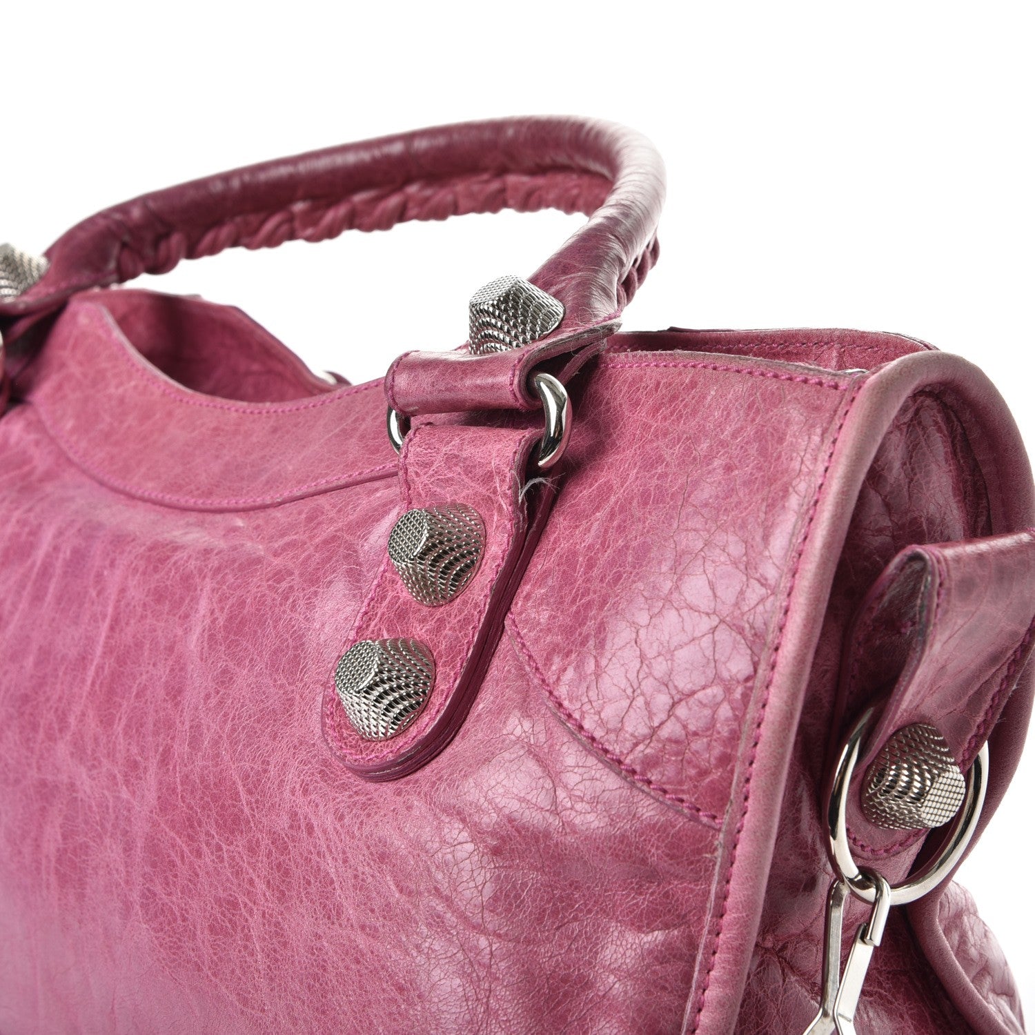 Balenciaga Agneau Giant 21 Silver Hardware City Magenta 17 of 18