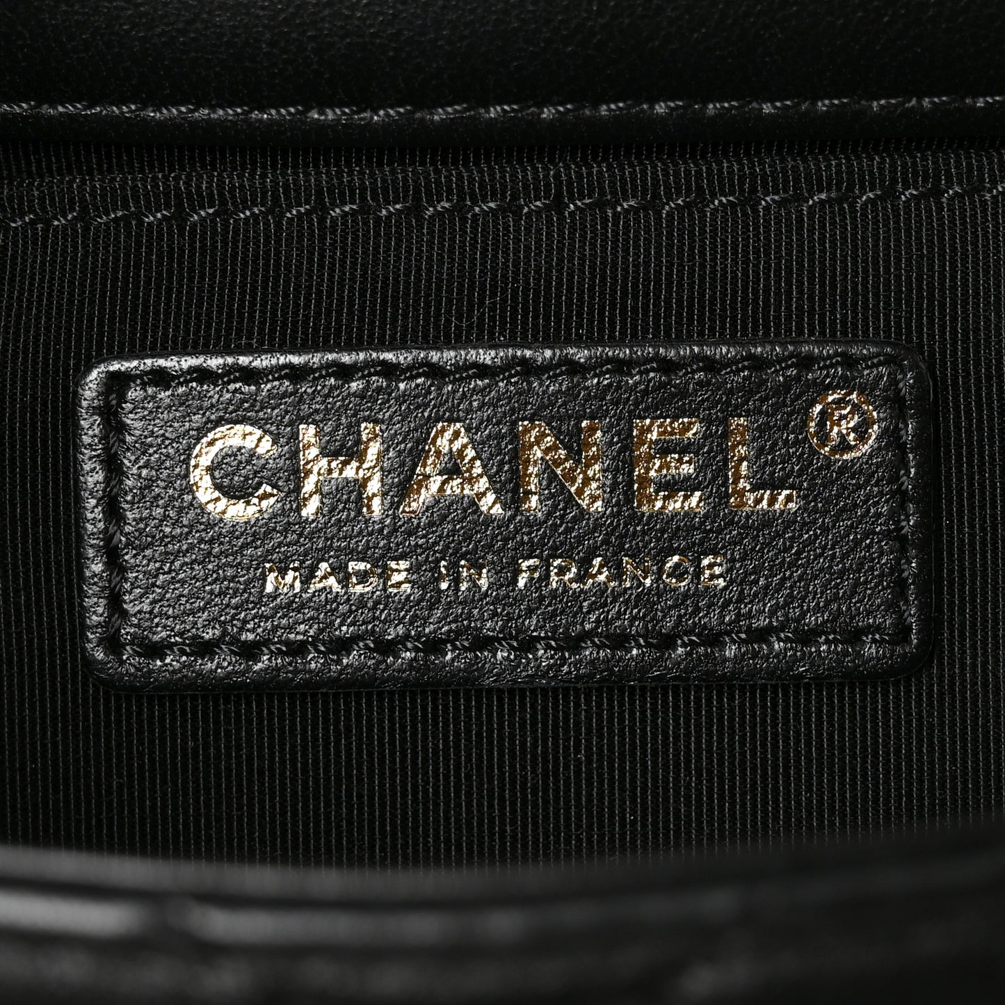 Lambskin Quilted Small My Precious Flap Black