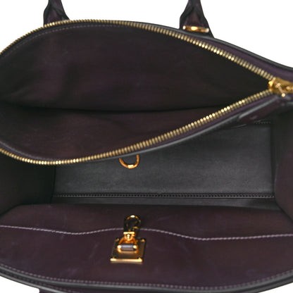Louis Vuitton Taurillon Calfskin City Steamer MM Grey Bordeaux 5 of 8
