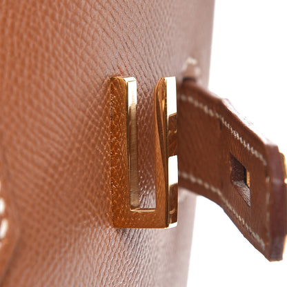 Hermes Courchevel Birkin 35 Gold 27 of 39