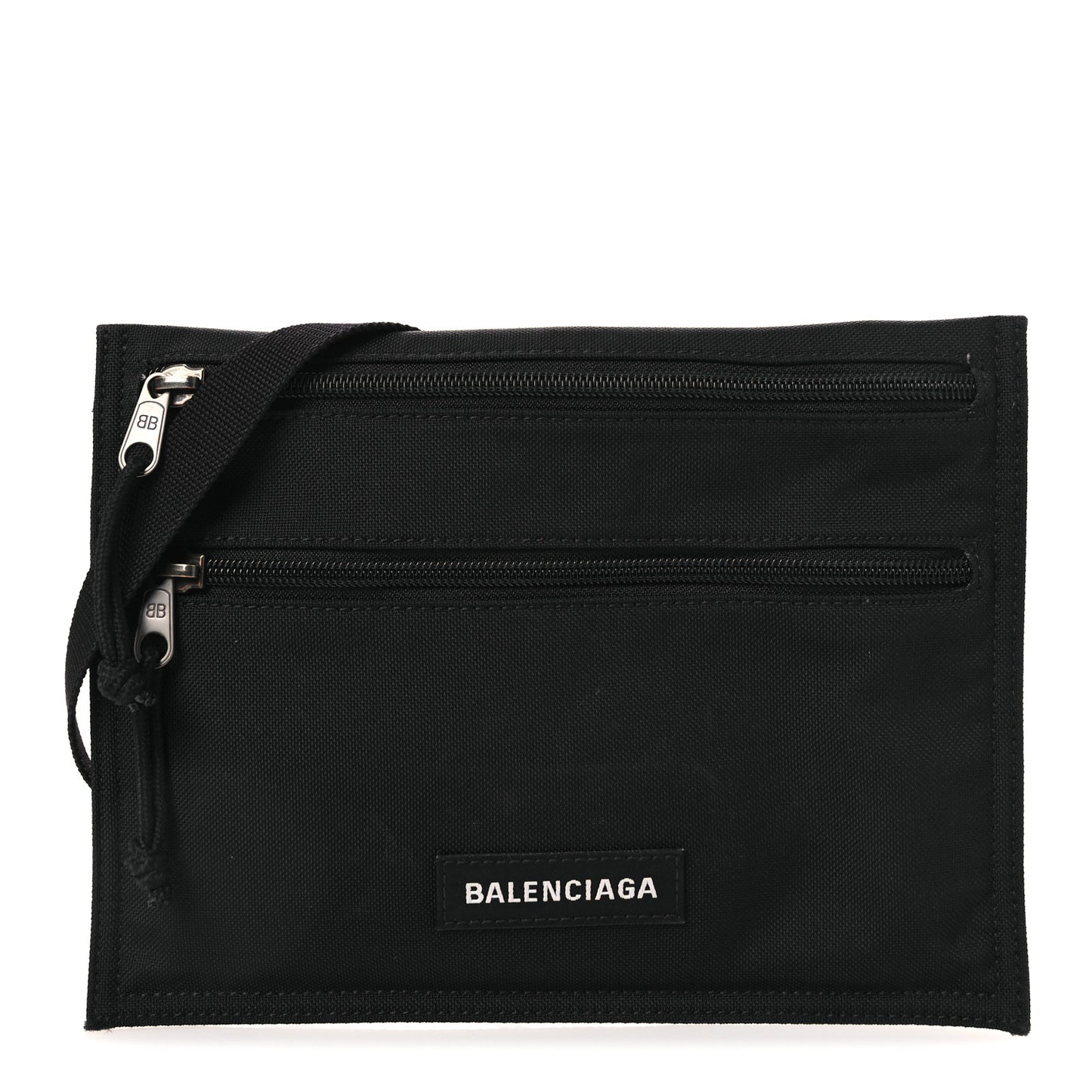 Nylon Explorer Crossbody Pouch Black