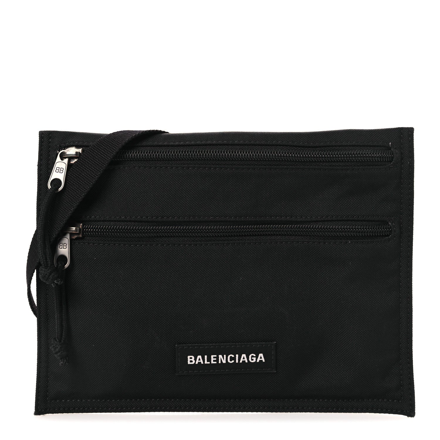 Balenciaga Nylon Explorer Crossbody Pouch Black 1 of 15