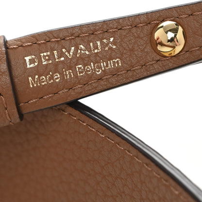 Delvaux Grained Calfskin Adjustable Strap Vegetal Ivory Yellow 4 of 5