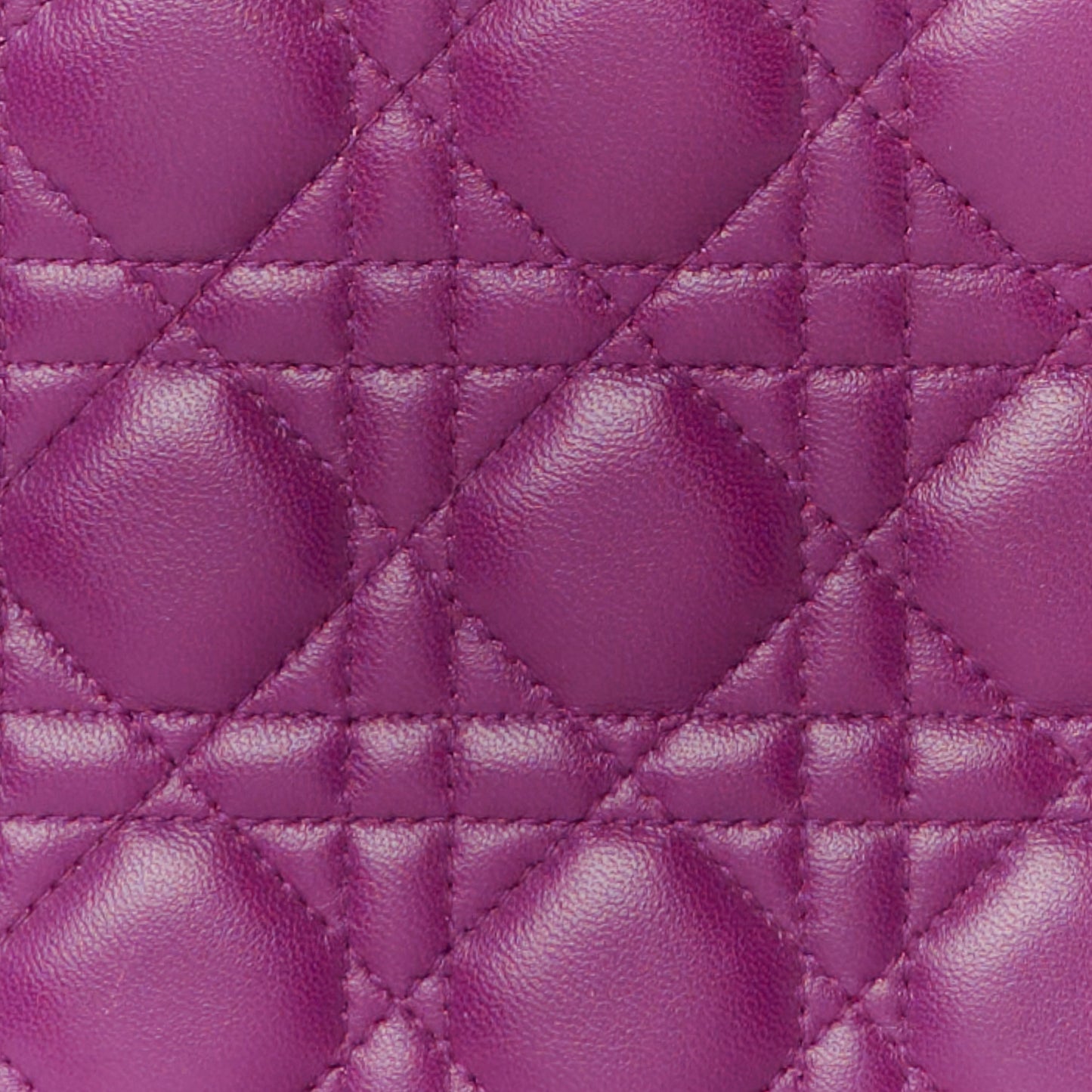 Lambskin Cannage Large Tri-Color Lady Dior Purple Blue Grey