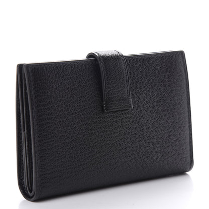 Hermes Chevre Mysore Mini Bearn Wallet Black 3 of 7