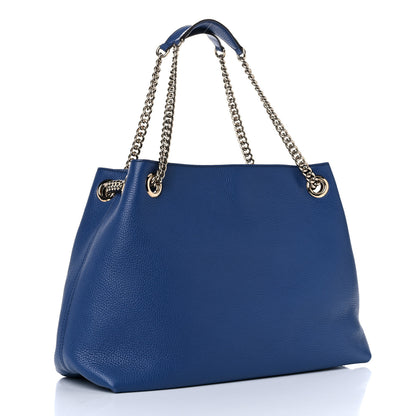 Gucci Cellarius Calfskin Medium Soho Chain Shoulder Bag Caspian 3 of 16