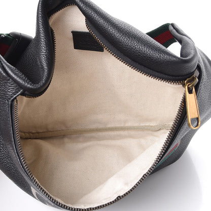Gucci Grained Calfskin Logo Belt Bag Black 5 of 7