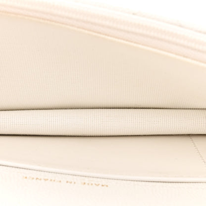 Chanel Caviar Quilted Enamel Coco Casino Flap Phone Holder With Chain White 5 of 12