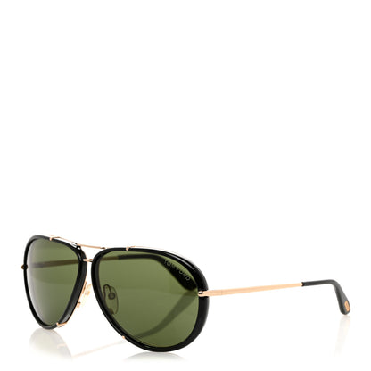 Tom Ford Cyrille Aviator Sunglasses TF109 Black 1 of 8
