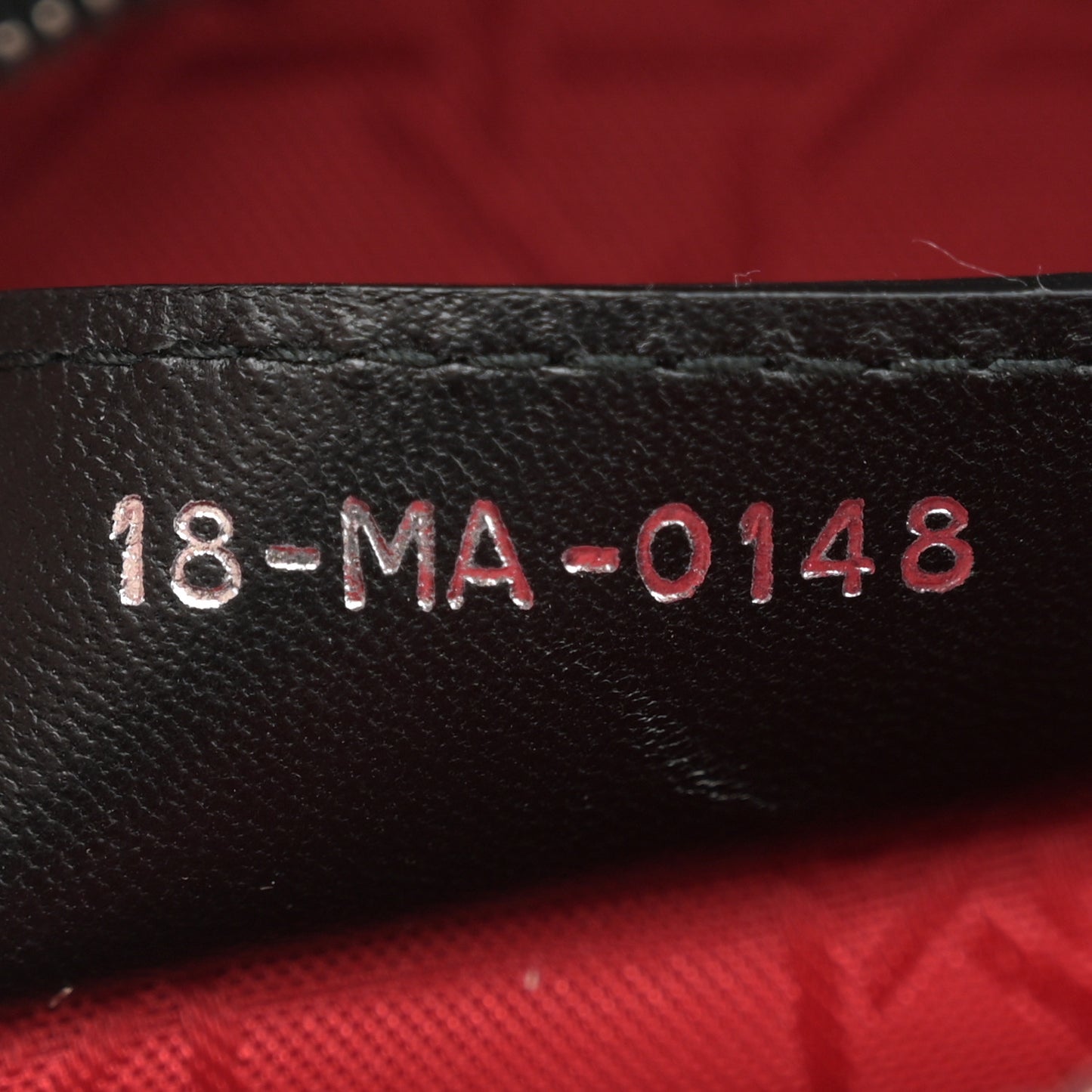 Lambskin Cannage Medium Lady Dior Black