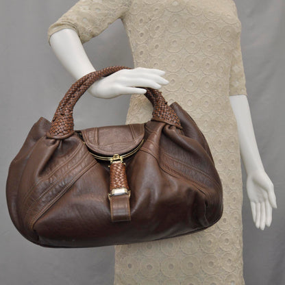 Fendi Nappa Nuvolata Spy Cognac 2 of 10