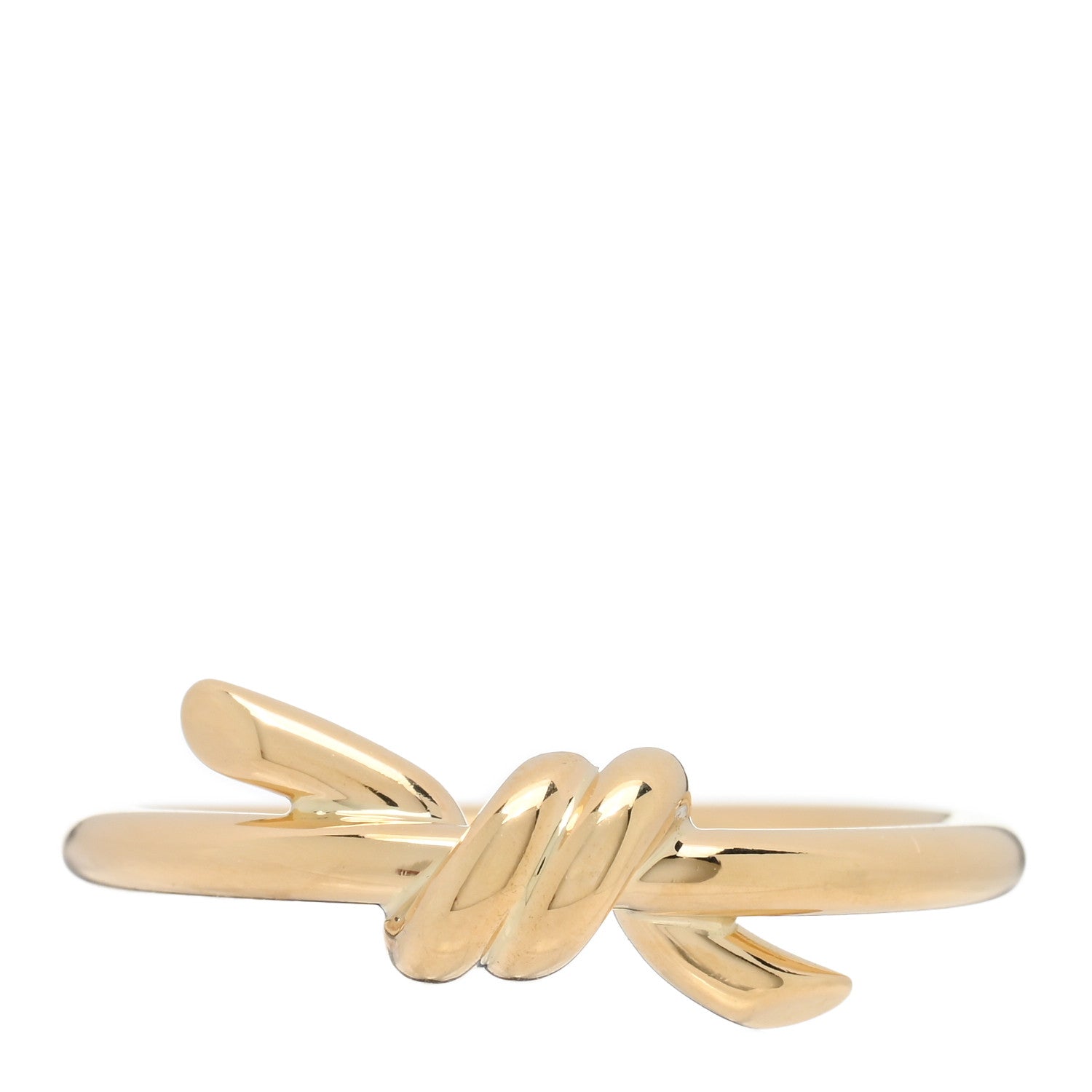 Tiffany 18K Yellow Gold Knot Ring 49 4.75 1 of 5