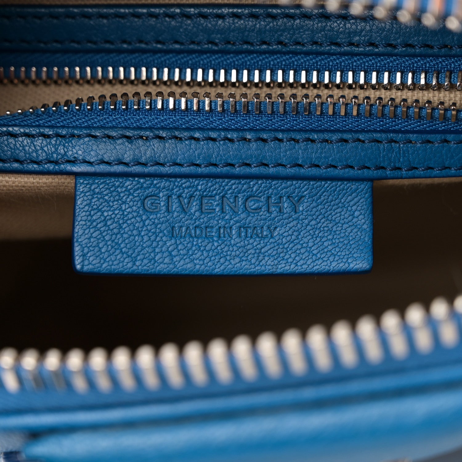 Givenchy Sugar Goatskin Mini Antigona Persian Blue 6 of 14