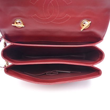 Chanel Lambskin Quilted Large Trendy CC Dual Handle Flap Bag Burgundy 5 of 11