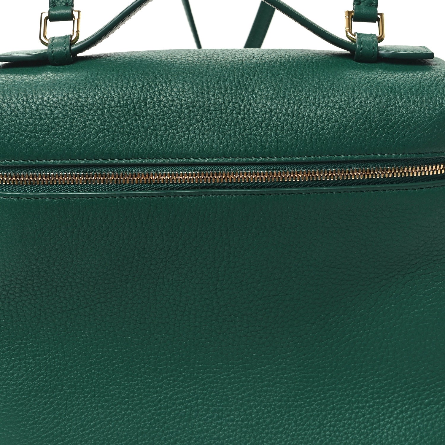 Loro Piana Grained Calfskin L23.5 Extra Pocket Backpack Forest Leaves 7 of 10
