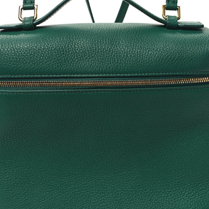 Loro Piana Grained Calfskin L23.5 Extra Pocket Backpack Forest Leaves 7 of 10