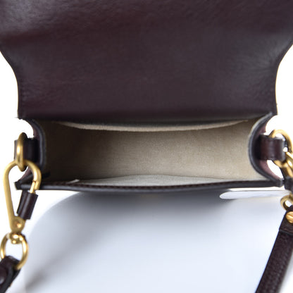 Chloe Calfskin Suede Small Nile Bracelet Bag Carbon Brown 5 of 8