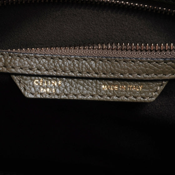 Drummed Leather Micro Luggage Bag Jungle