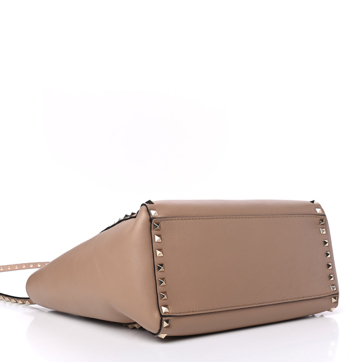 Vitello Rockstud Double Handle Tote Alpaca
