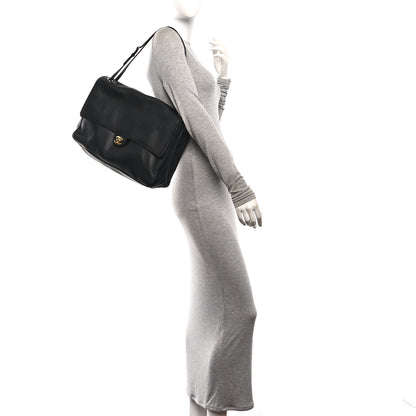 Chanel Grained Calfskin Souplissimo Maxi Flap Black 2 of 11