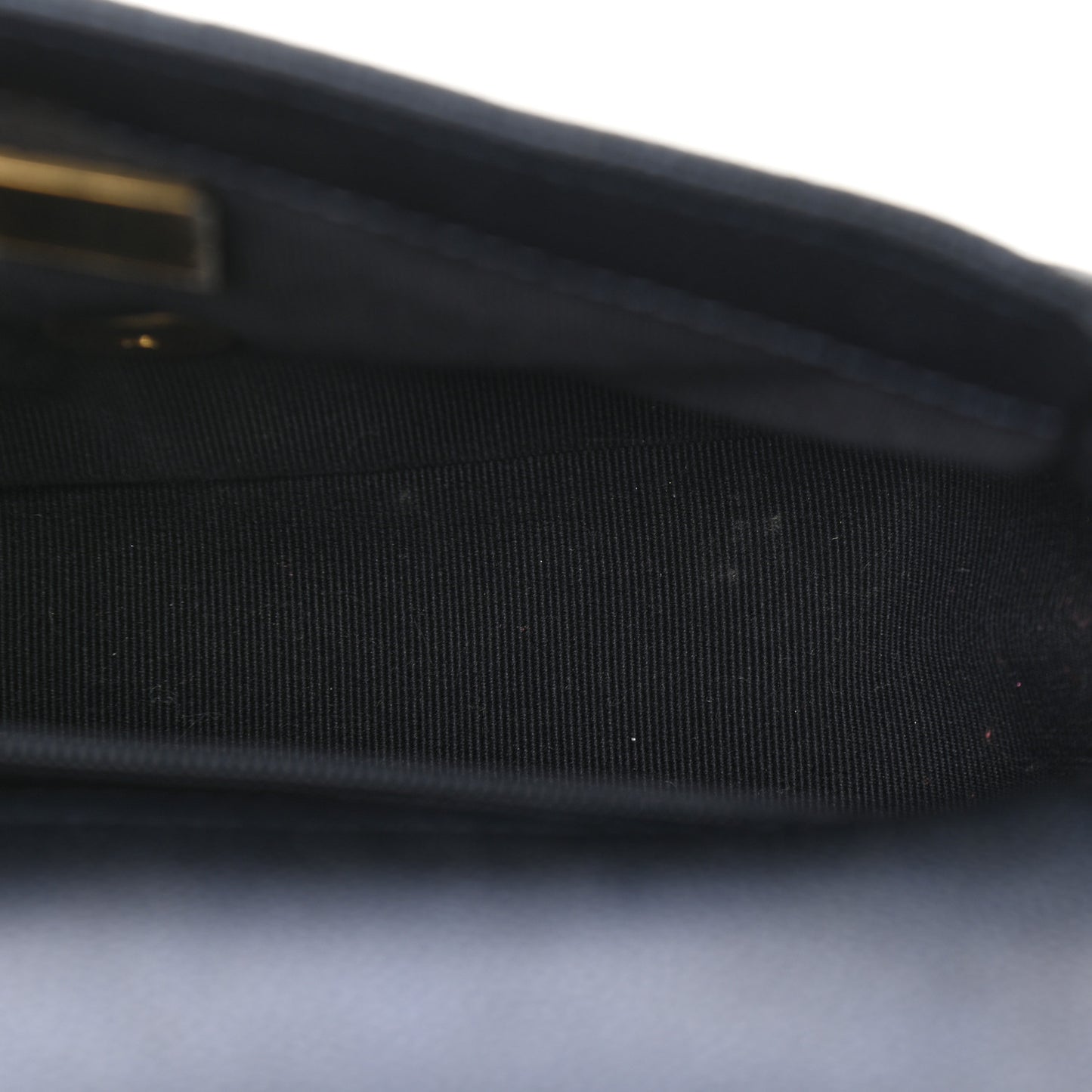 Iridescent Caviar Quilted Mini My Perfect Flap Dark Blue