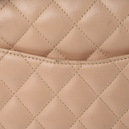 Chanel Calfskin Quilted Large Cambon Multipocket Reporter Beige Black 8 of 16