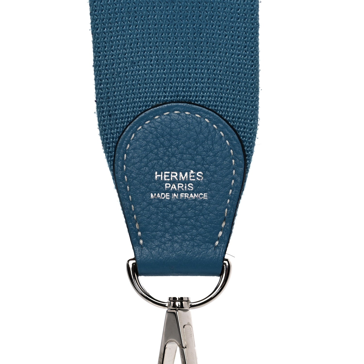 Hermes Taurillon Clemence Evelyne III GM Blue Jean 8 of 15