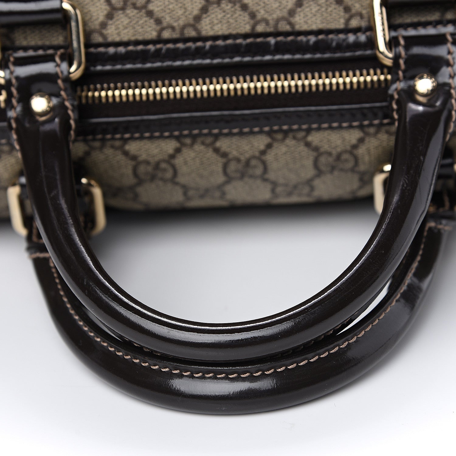 Gucci GG Plus Monogram Medium Joy Boston Dark Brown 7 of 13